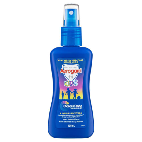 Picture of Aerogard Kids Insect Repellent Spray, 135 Millilitre
