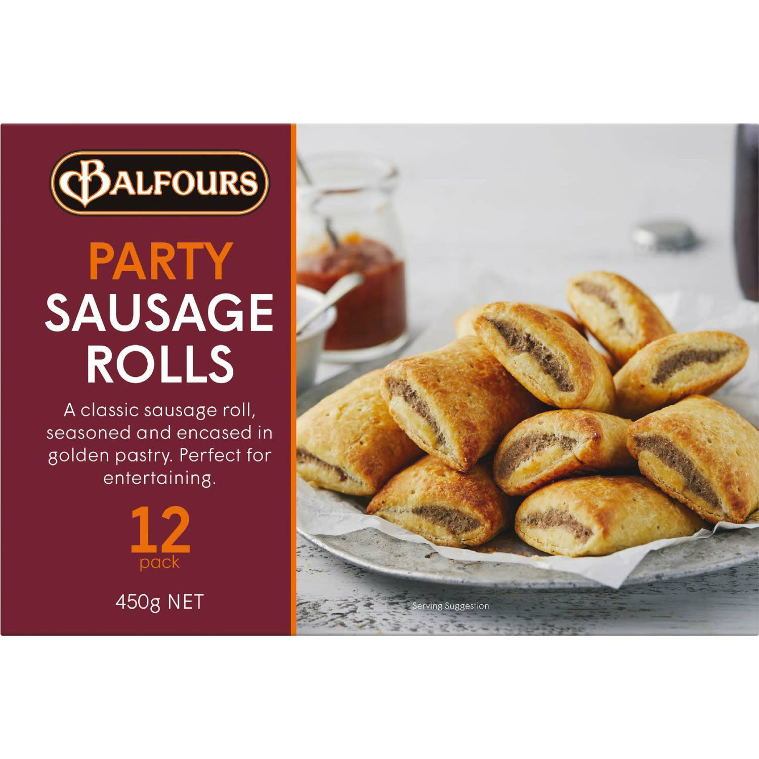Balfours Frozen Party Sausage Rolls, 12 Each | ZyppiOneShop