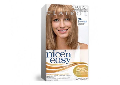 3. Clairol Nice'n Easy Permanent Hair Color, 9A Light Ash Blonde, Pack of 1 - wide 7